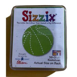 Sizzix Basketball Small Die-Cutter 38-0292 Crafting Tool By Provo Craft Ellison